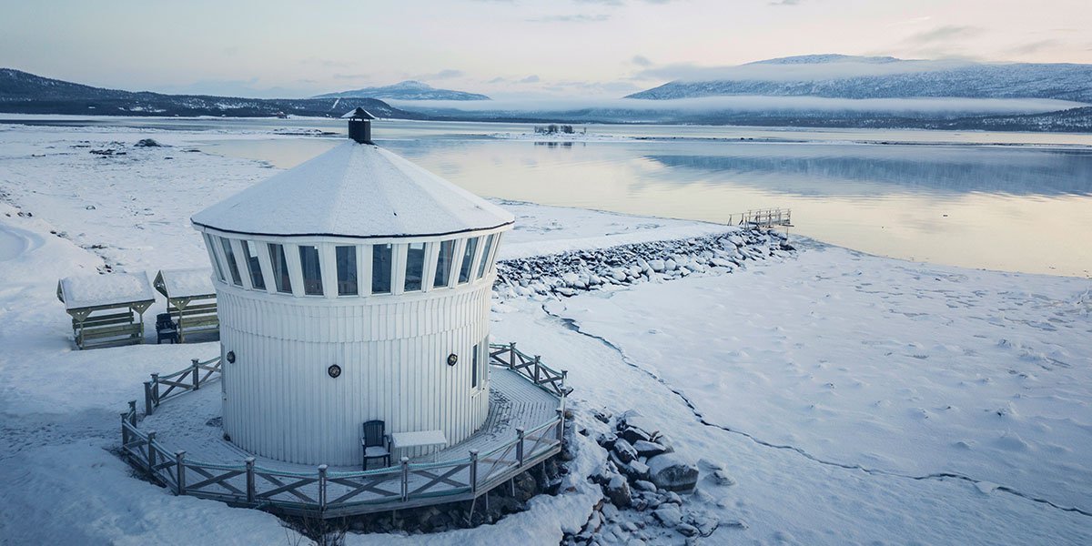 Exterior of Senja's Lighthouse, Norway