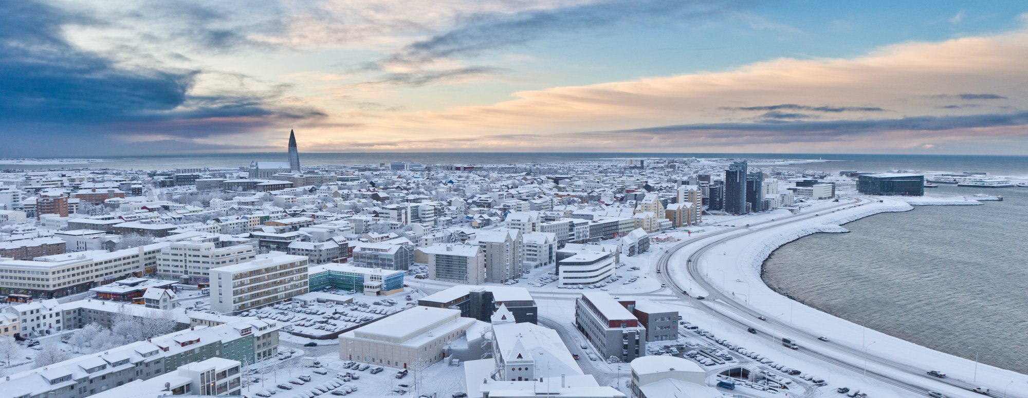 Reyjkavik in the winter