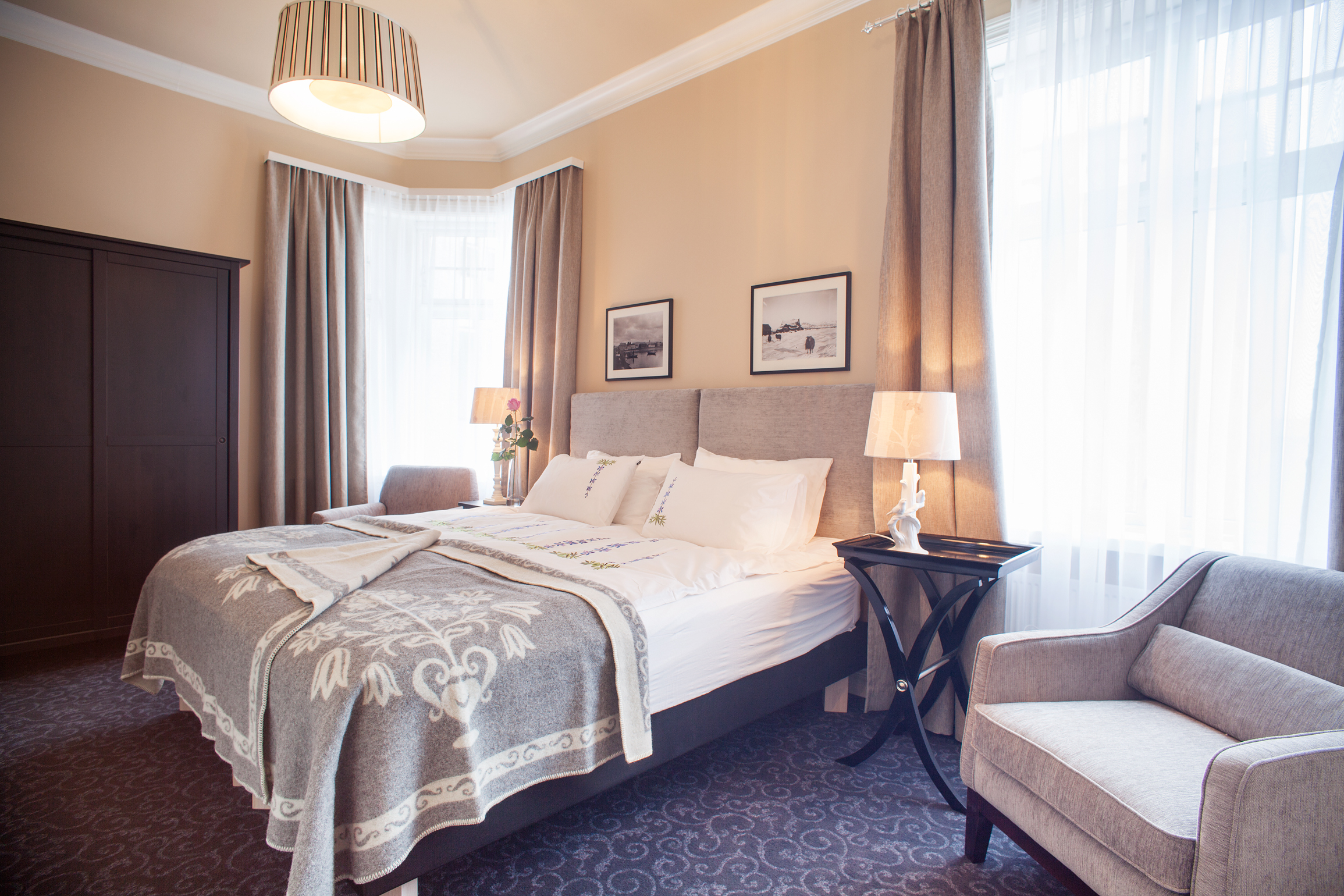 Double bedroom at Reykjavik Residence in Iceland Reykjavik