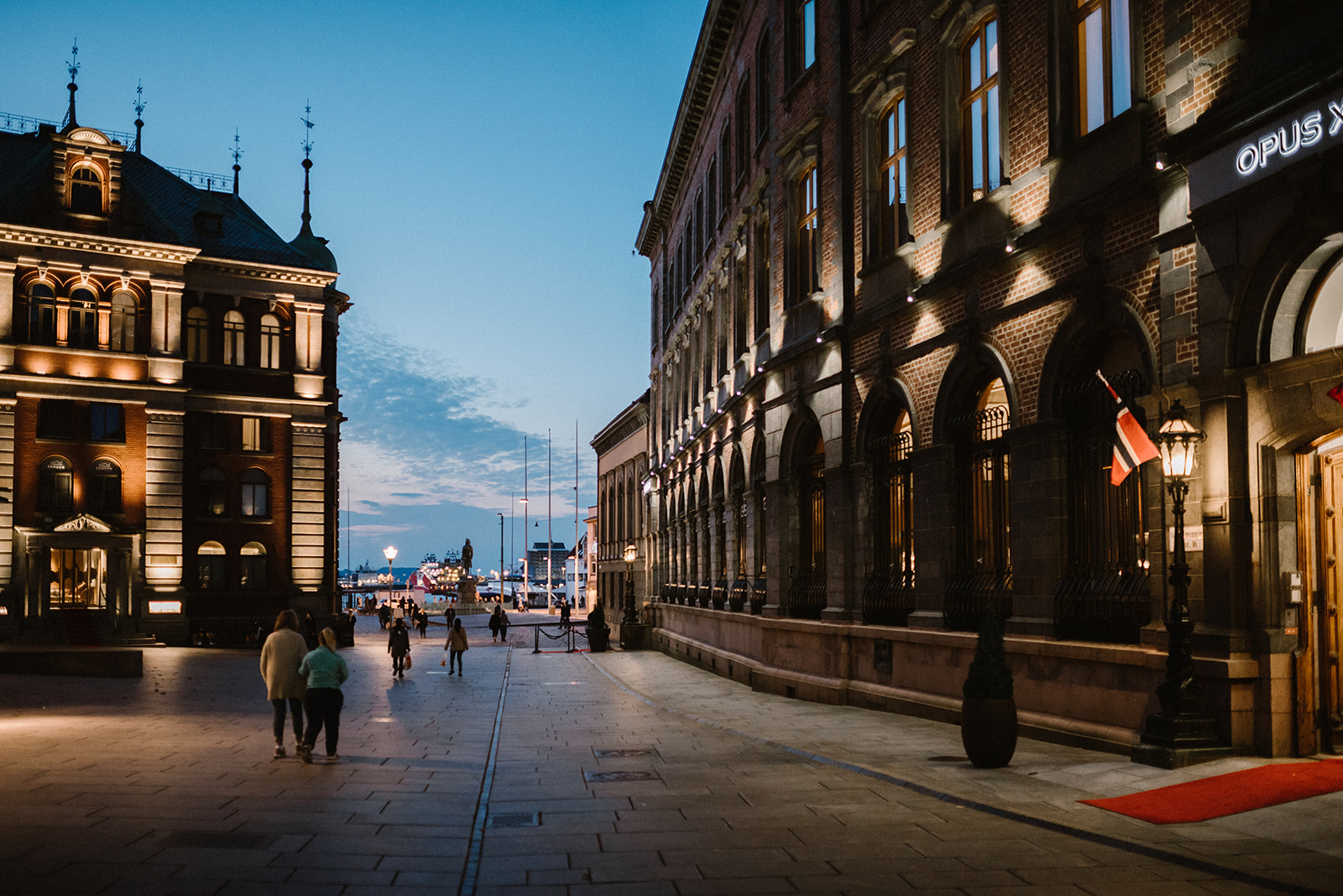 Outside the front of Opus XVI, 16, Bergen, Norway 