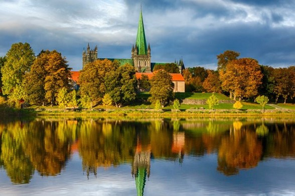 Autumn In Trondheim, Norway