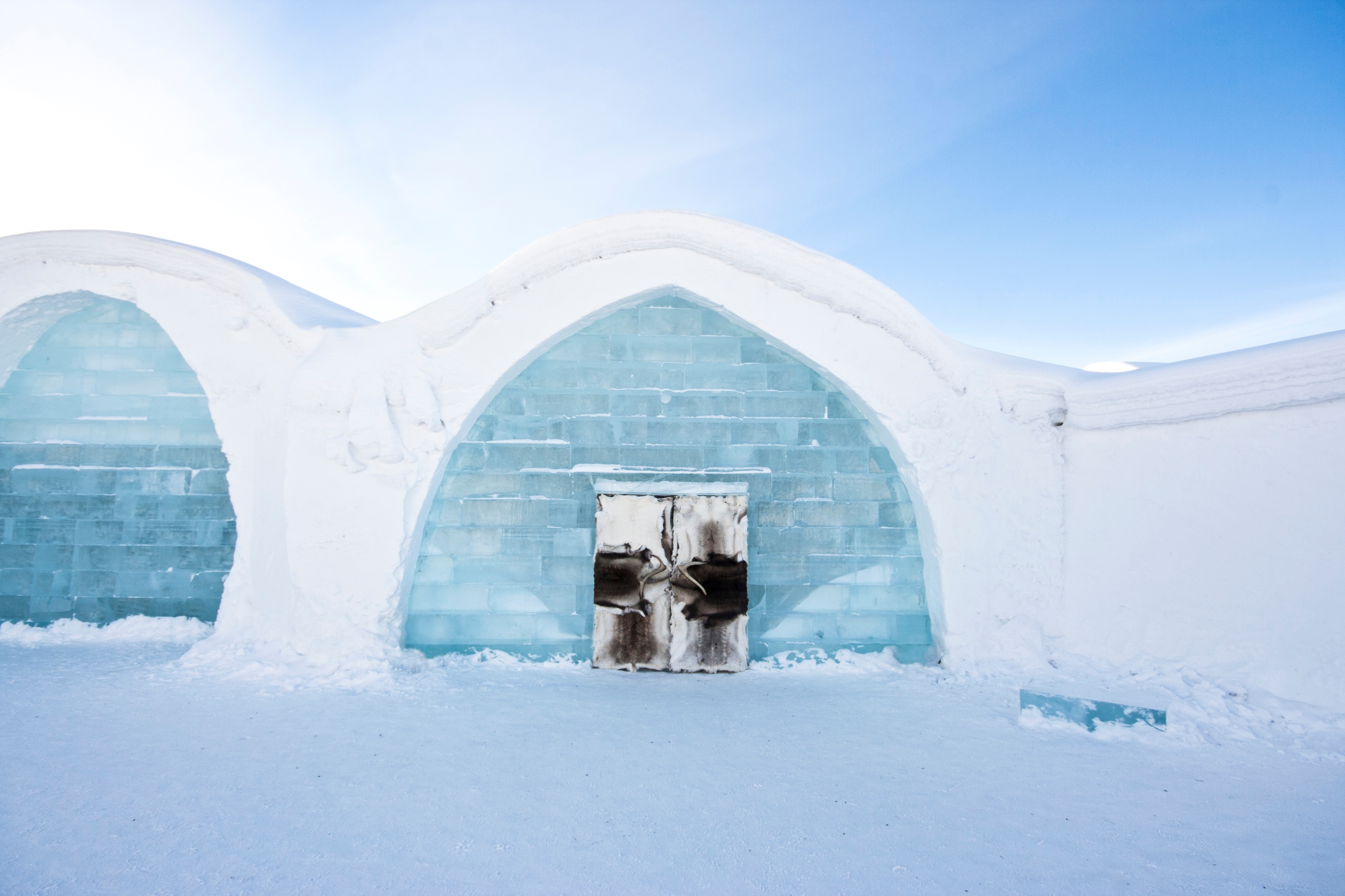 The world famous Ice Hotel in Swedish Lapland